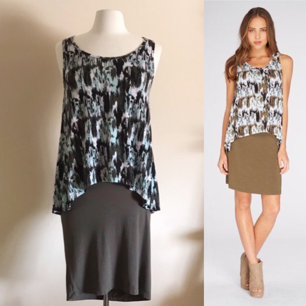 ✨HP✨ Threads 4 Thought Layer Print Kassidy Dress Medium
